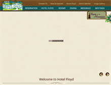 Tablet Screenshot of hotelfloyd.com